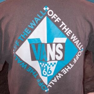🎉4 for $20 Vans Off The Wall Mens Dark Gray T-Shirt, Medium